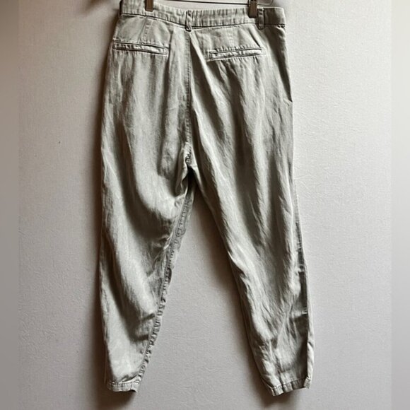 Adriano Goldschmied AG Anthropologie Evan Relaxed Pleated Linen Trouser Sz 29R - Picture 3 of 13